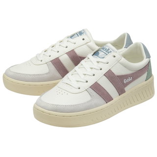 Gola Sneaker Grandslam Trident weiss/rosa/grün Damen